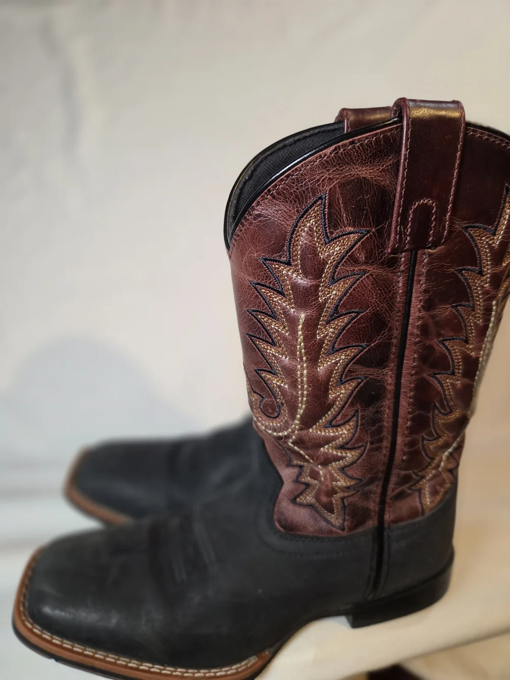 Boys Dexter Leather Youth Boot by Dan Post, Size 4